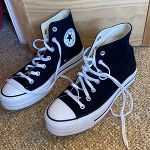 Black Platform Converse